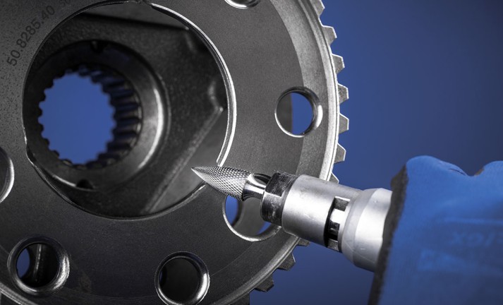 Die Zahnung MICRO kommt beispielsweise bei Korrekturen im Werkzeug- und Formenbau zum Einsatz.