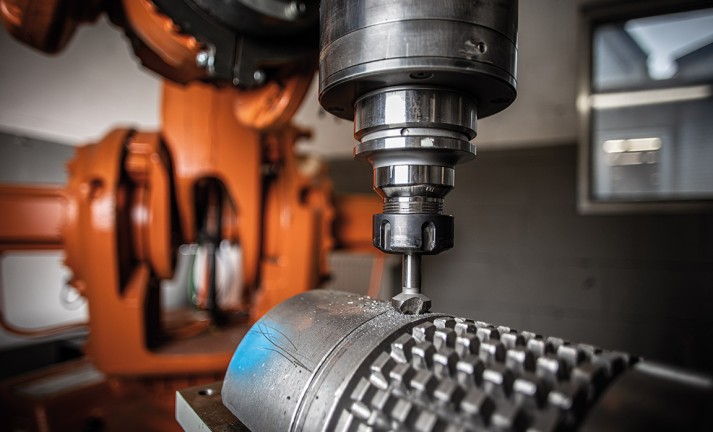 Usinagem de um molde de fundição com um Escareador com cobertura HICOAT.