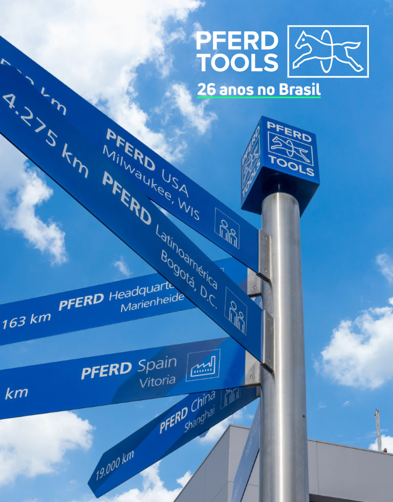 Celebre os <span class="text-underline">26 anos</span> de PFERD TOOLS no Brasil!